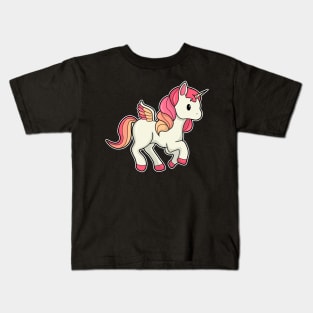 Unicorn with Wings Kids T-Shirt